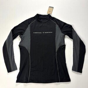 Nike Mens Tech Base Layer Long Sleeve Top Black Sz L Shirt NWT New